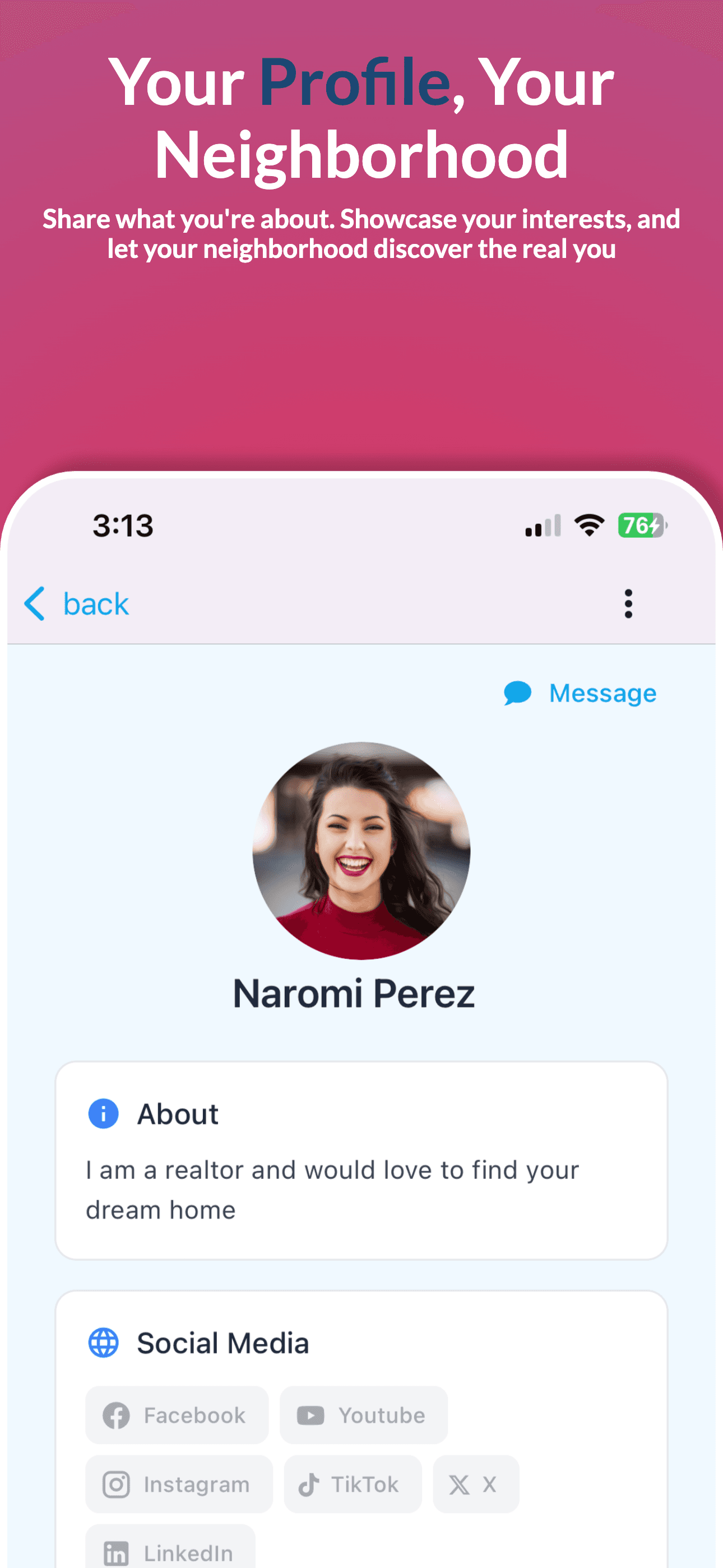 Your Profile, Your Neighborhood - Create a profile that stands out